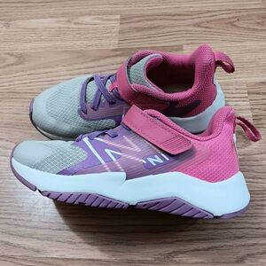 New Belance Little Kids Sz 13 Rave Run V2 Lace Summer Fog Purple Pink